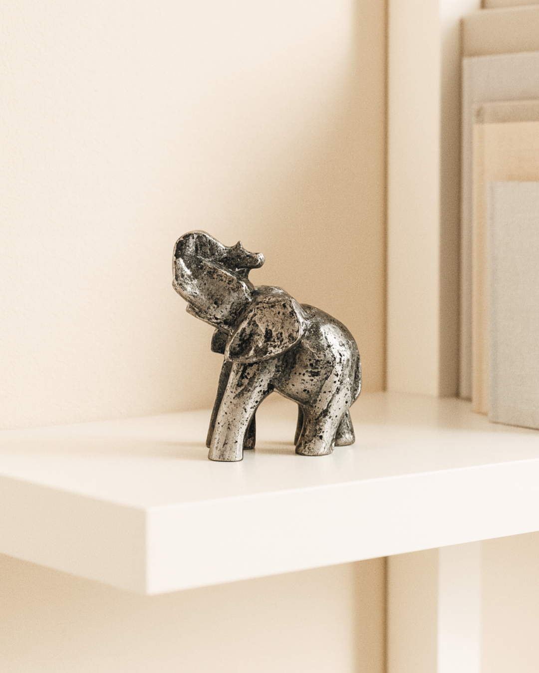 Pyrite Elephant Carving