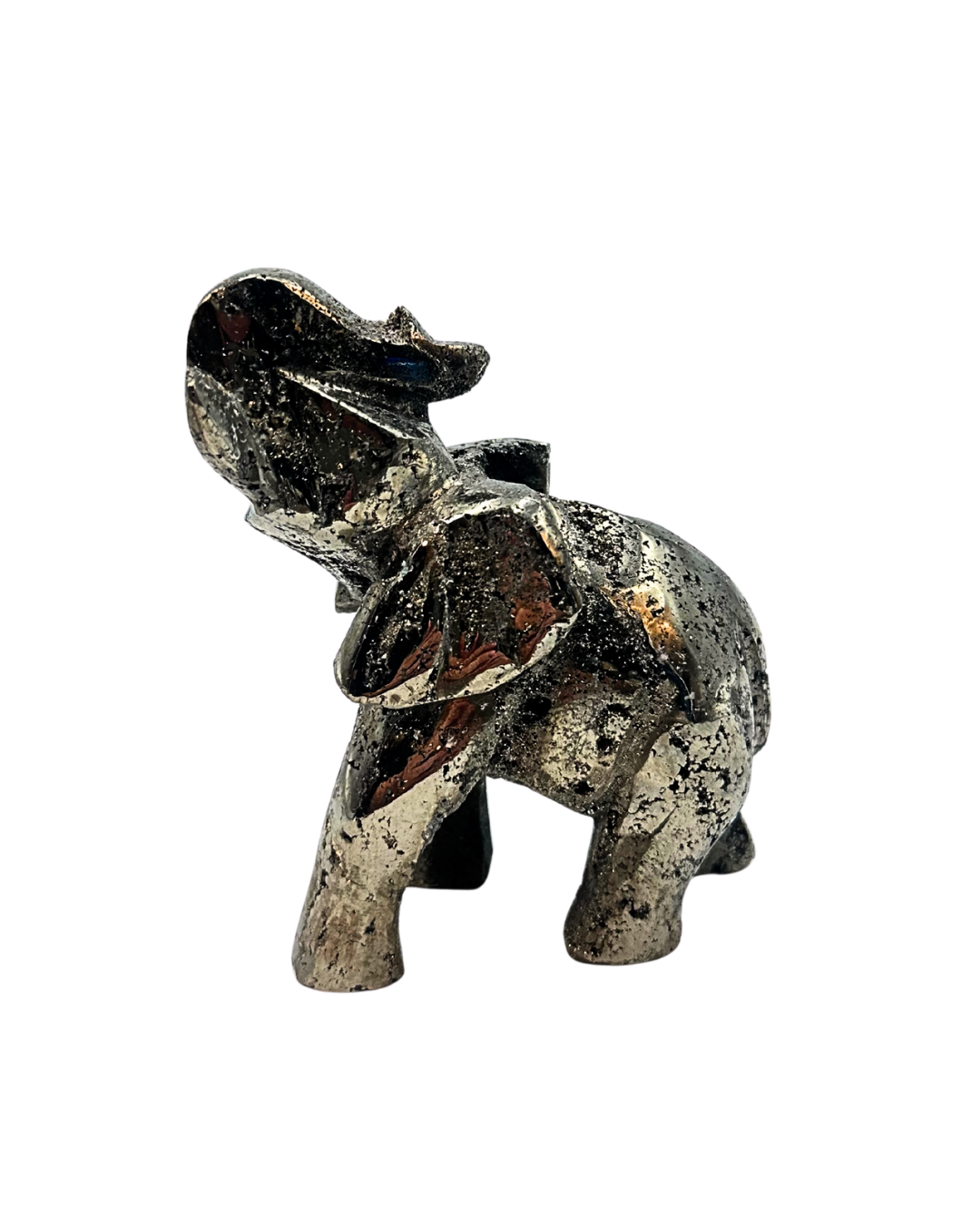 Pyrite Elephant Carving