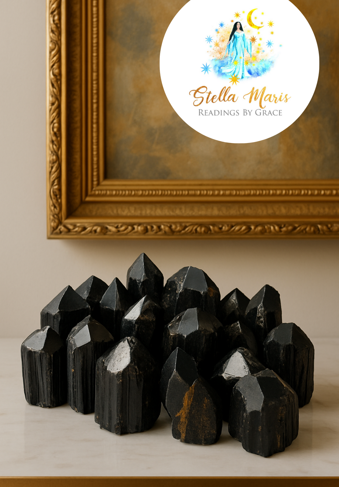 Black Tourmaline Pointers