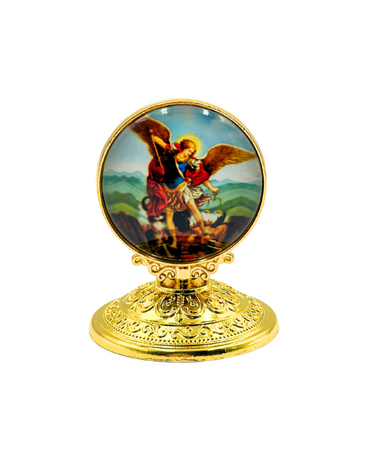 Stick-On St. Michael Car Talisman