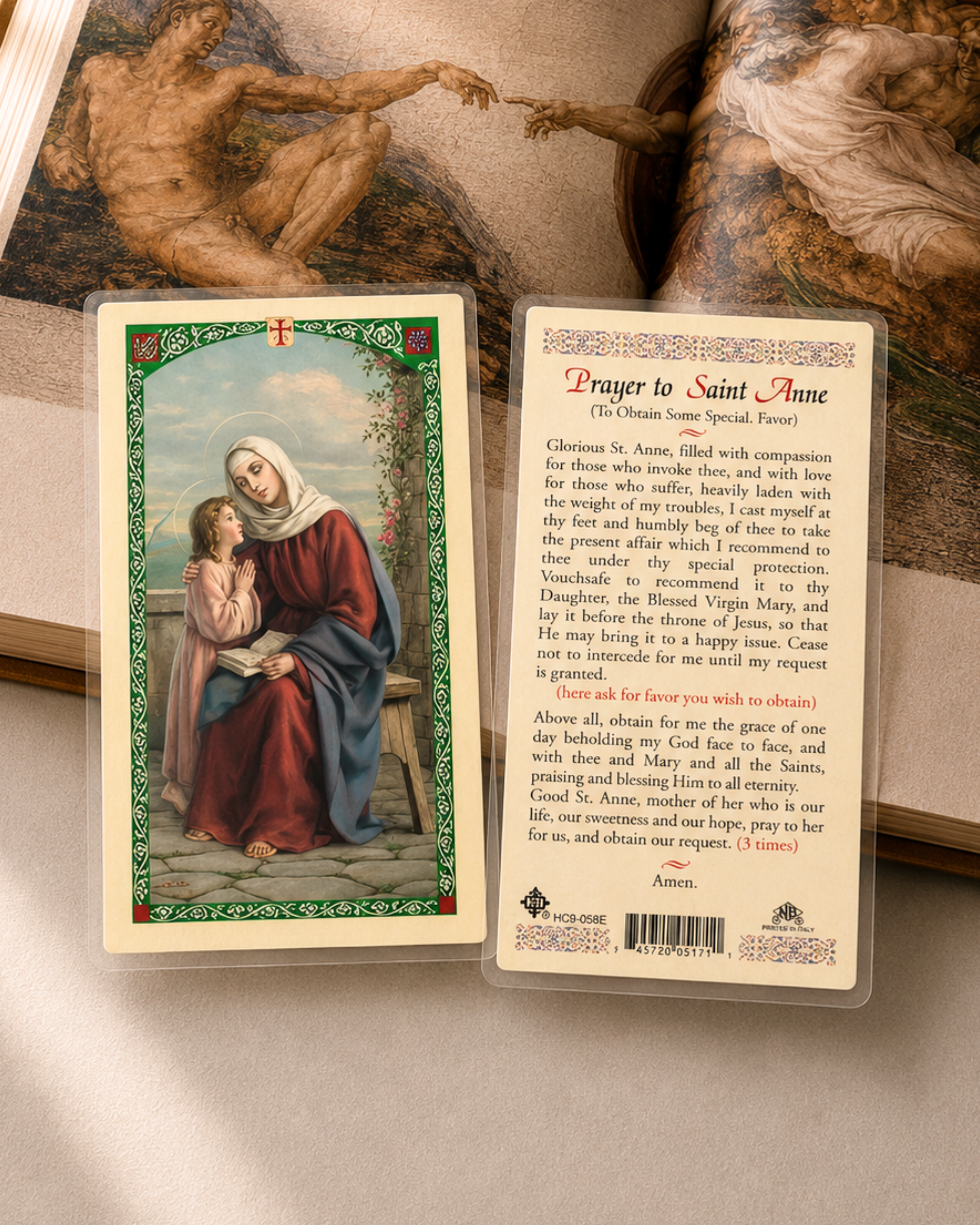 St. Anne Prayer Card