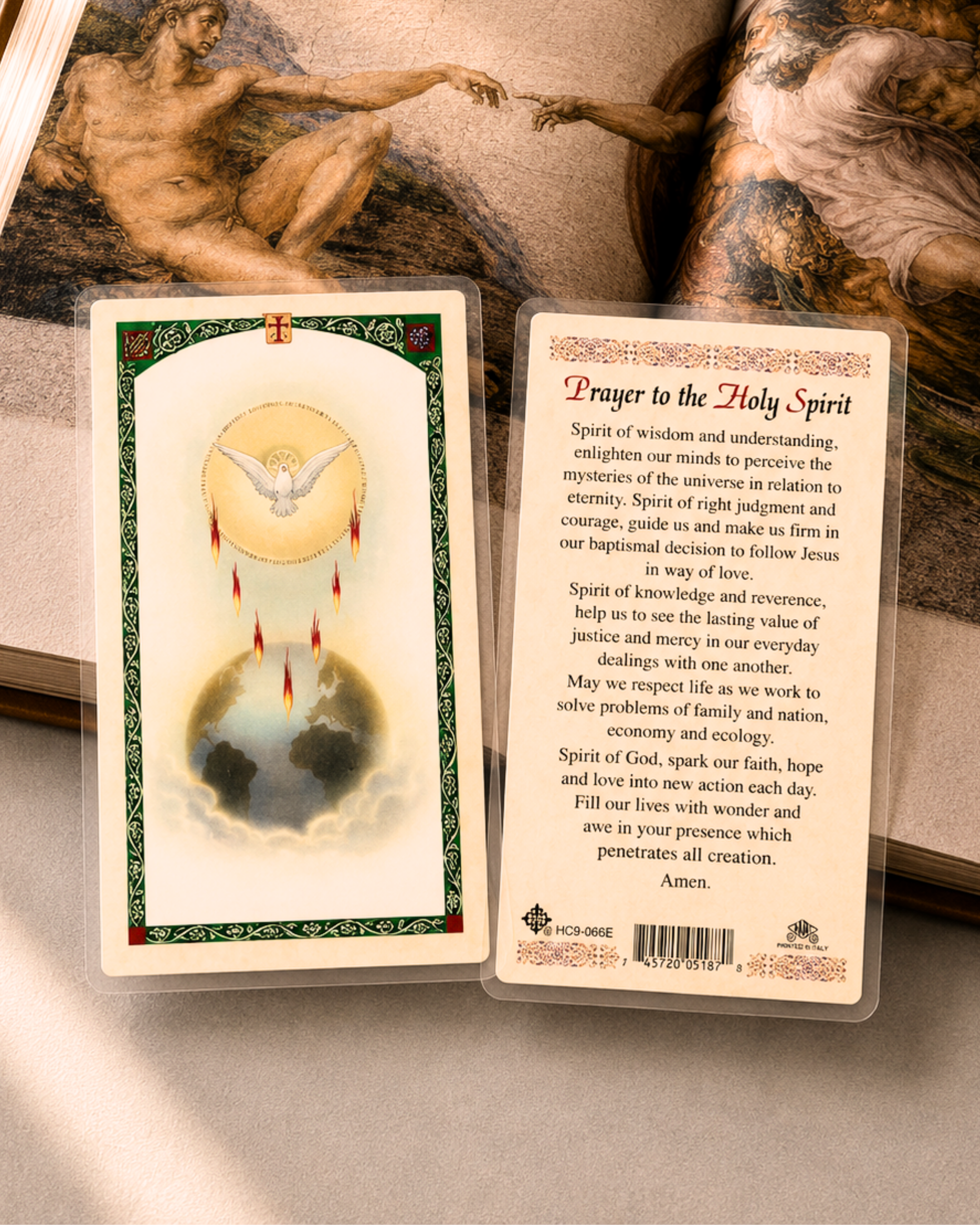 Holy Spirit Prayer Card