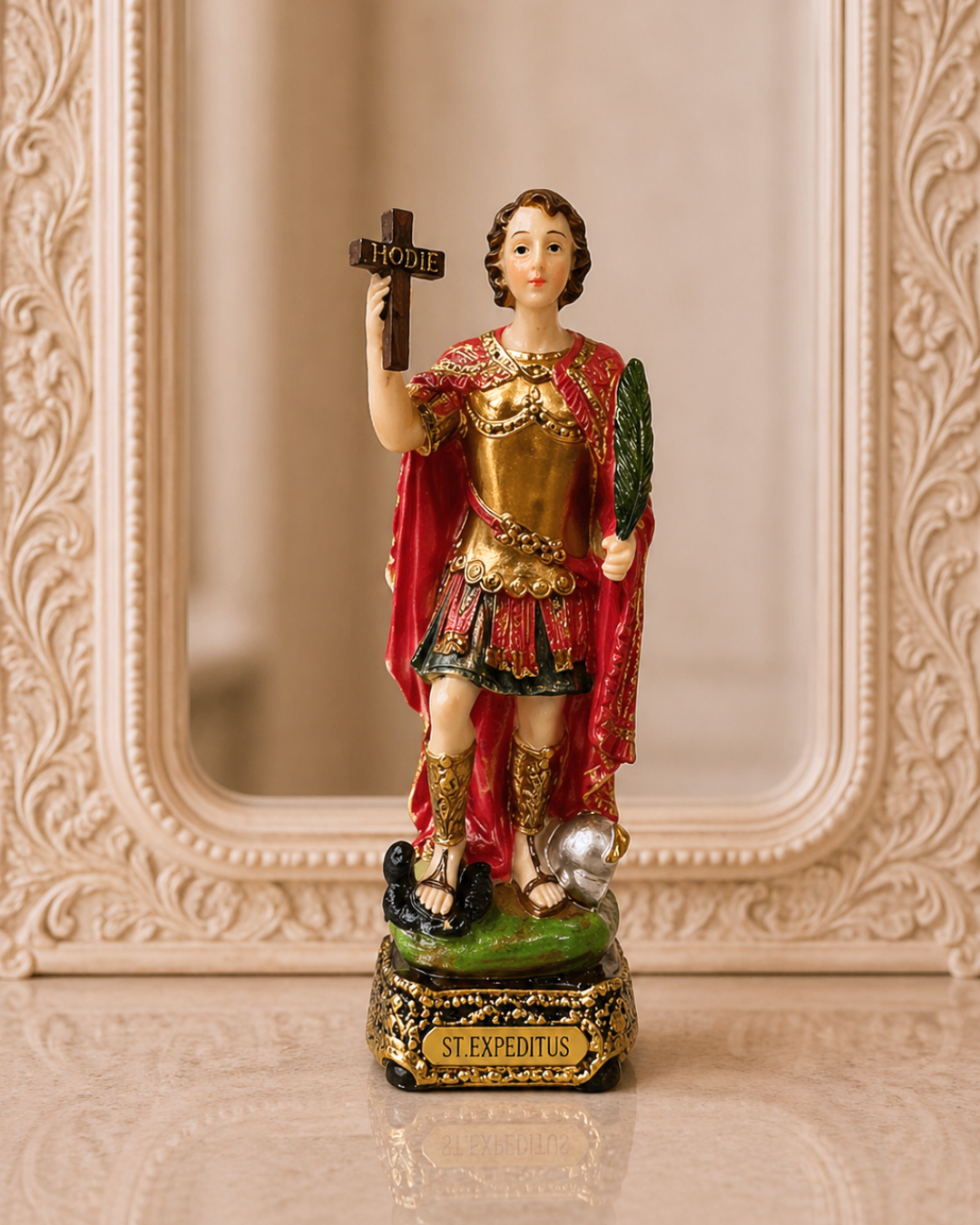 St. Expedite 6, 8, 12 inch Statue