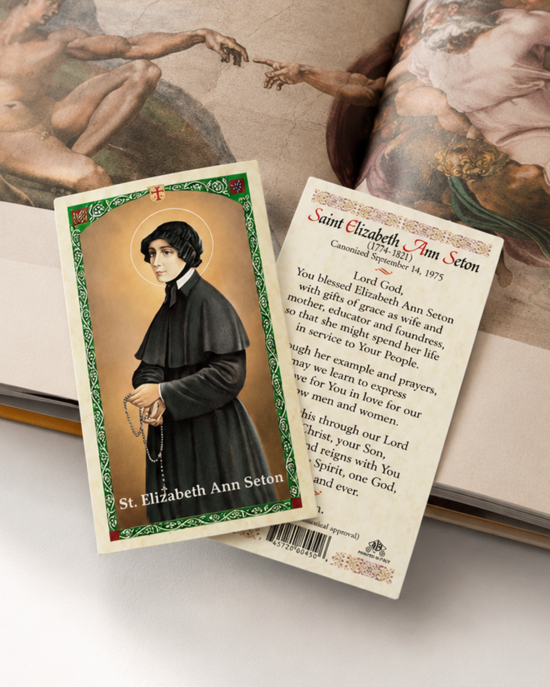 St. Elizabeth Ann Seton Prayer Card