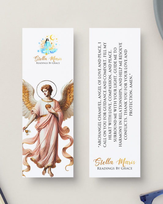 Archangel Chamuel Bookmark with Prayer