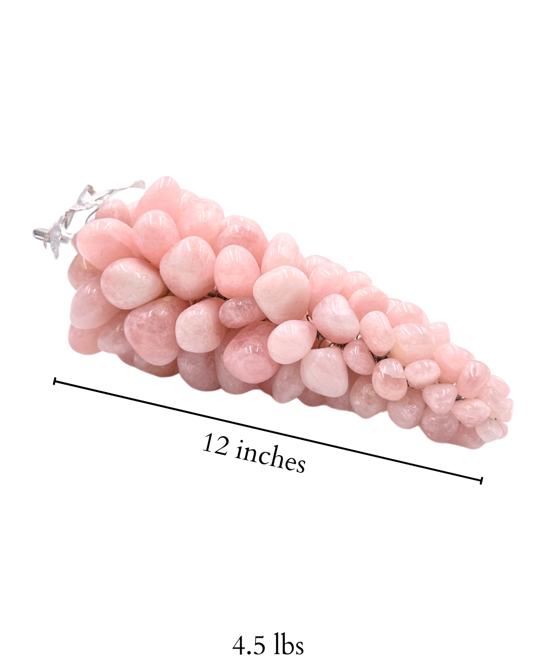 Rose Quartz Grape Bunch