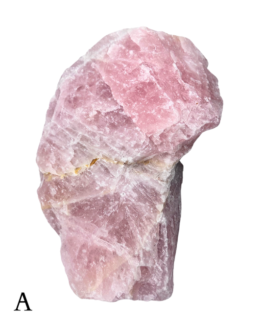 Large Raw Rose Quartz A