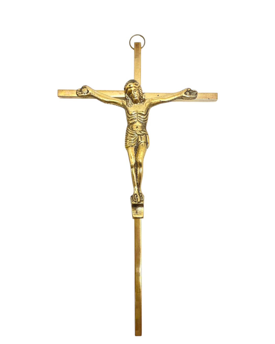 Golden Metal Crucifix
