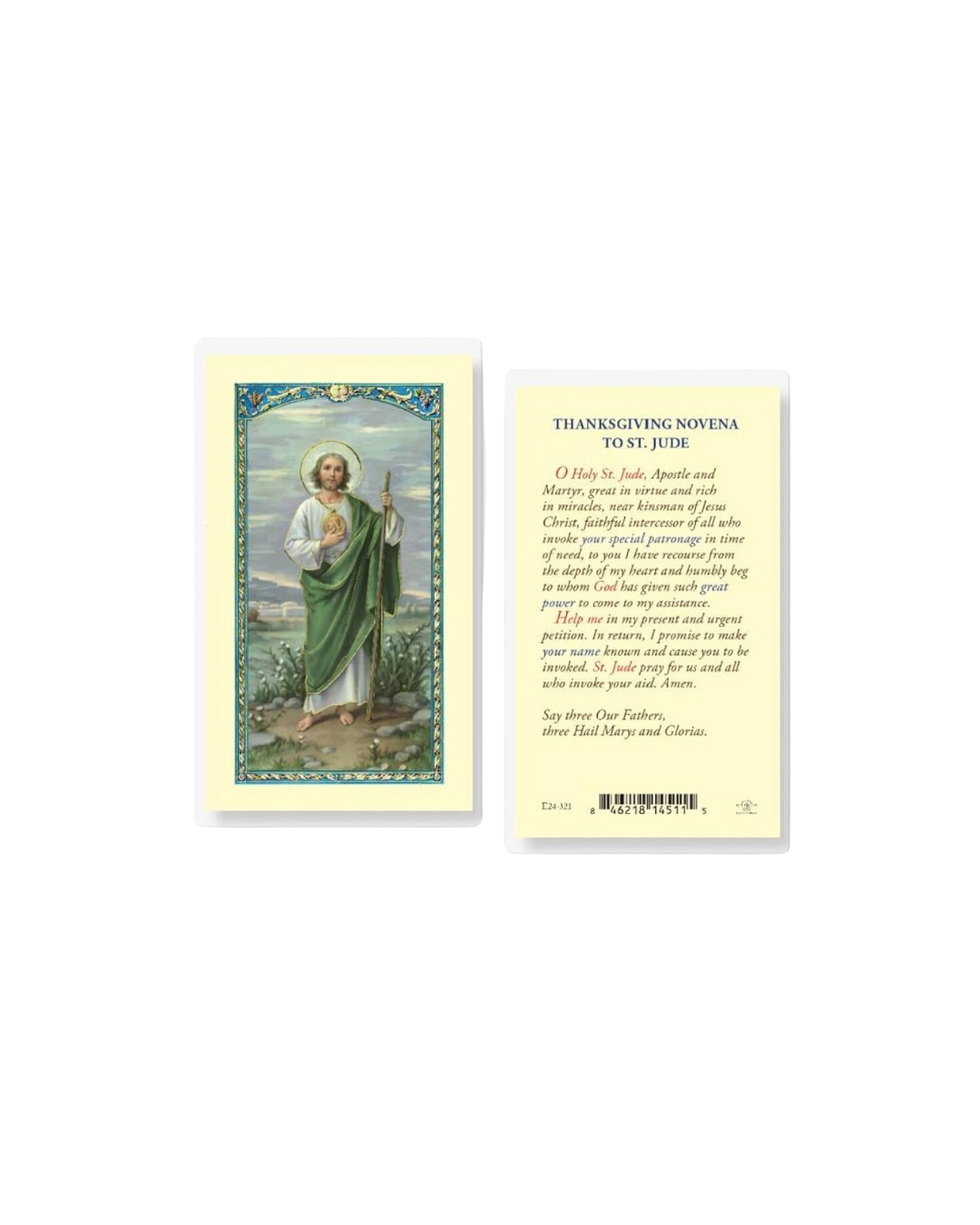 St. Jude Prayer Card
