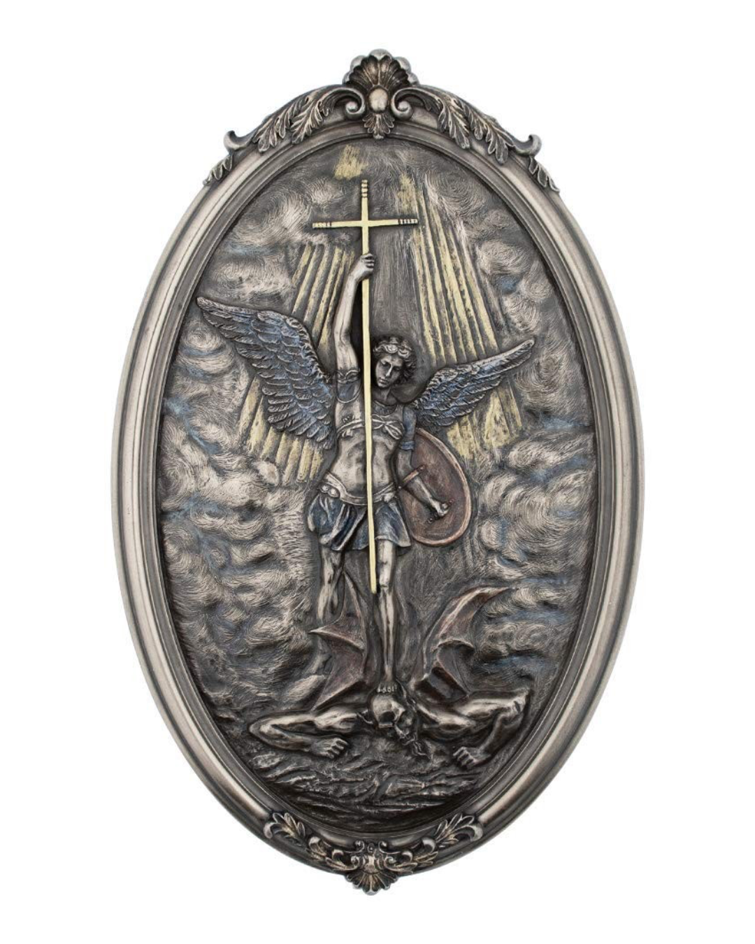 Bronze St. Michael Wall Plaque