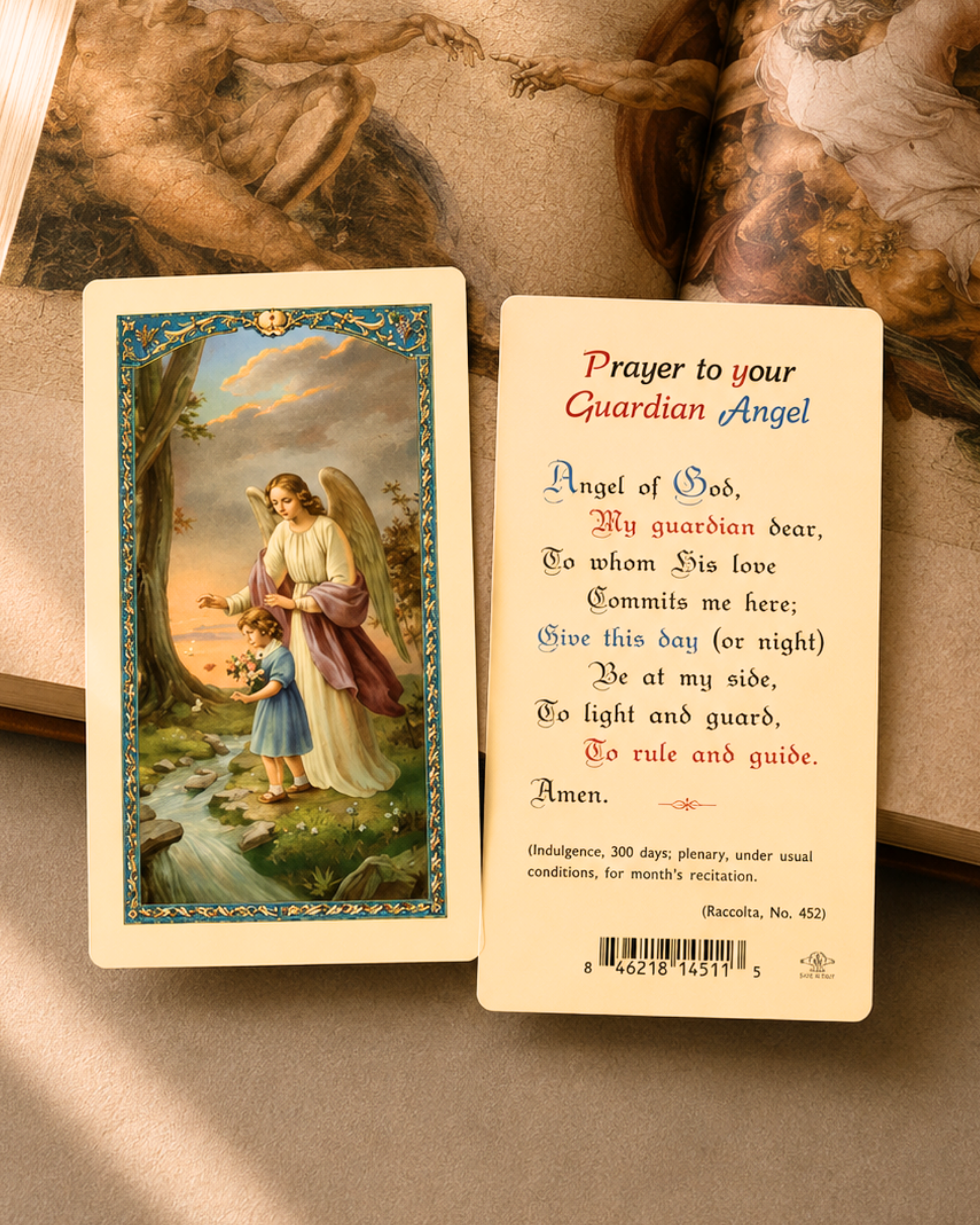 Guardian Angel Prayer Card