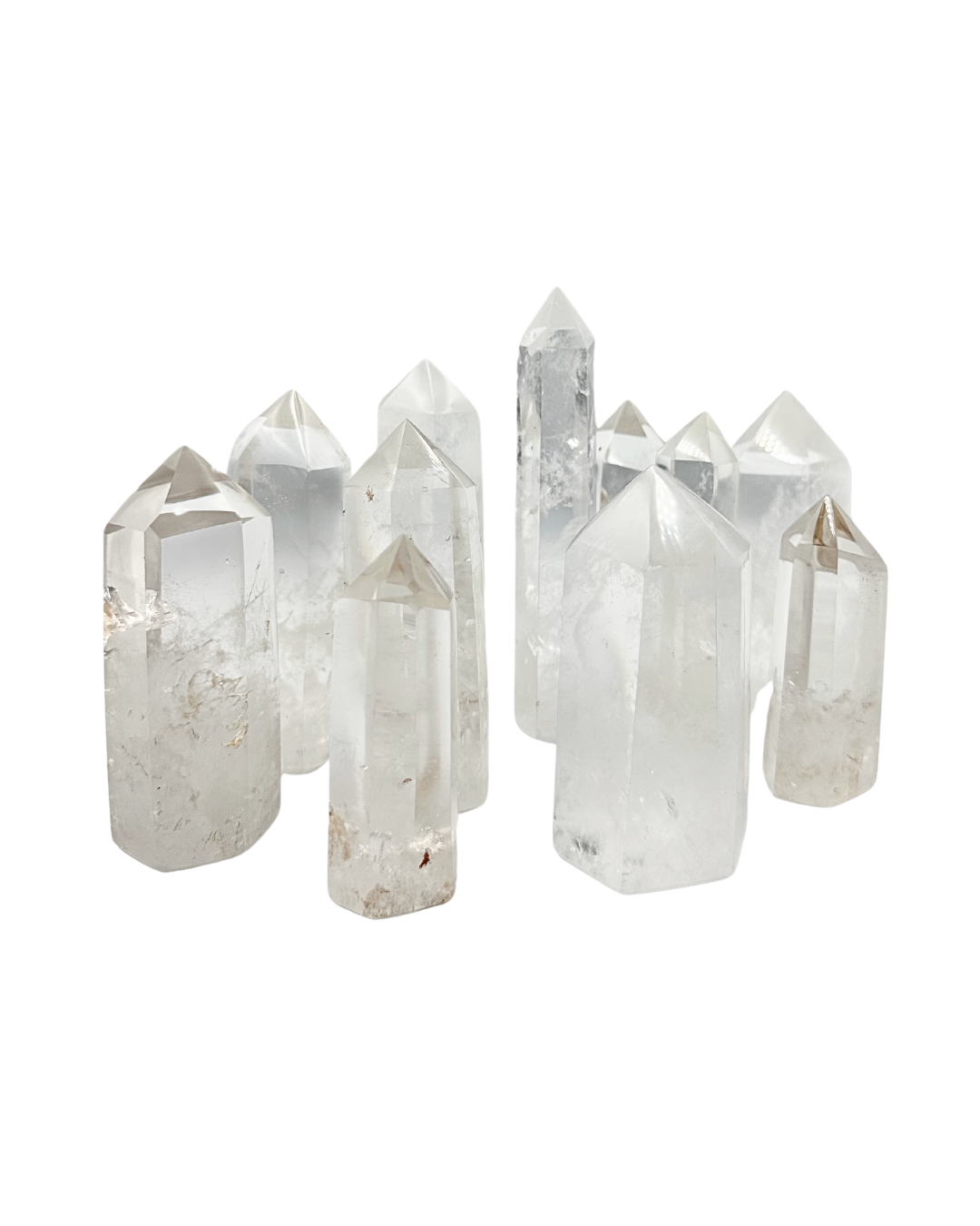 Clear Quartz Towers