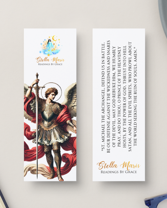 St. Michael the Archangel Bookmark with Prayer
