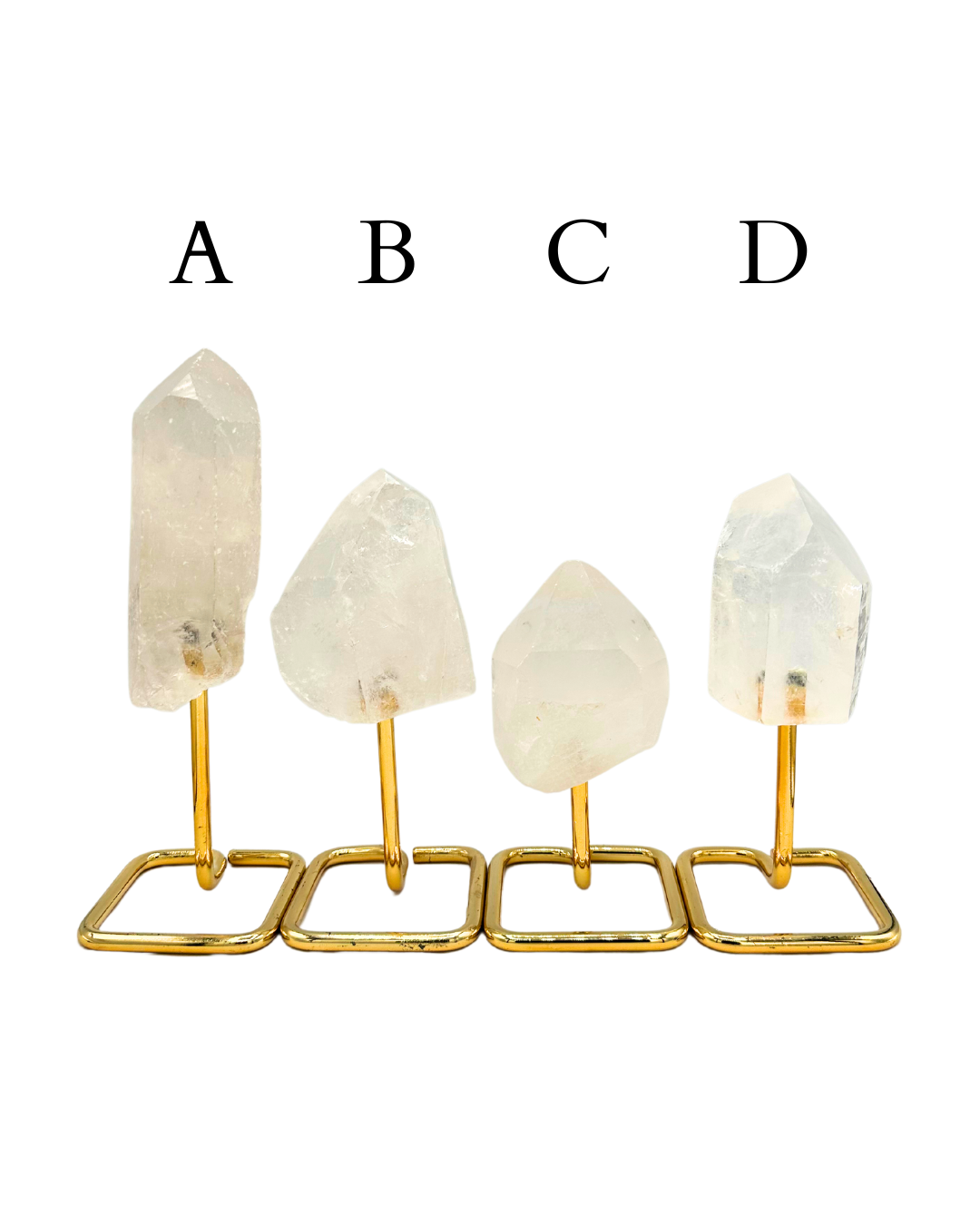 Clear Quartz Stands