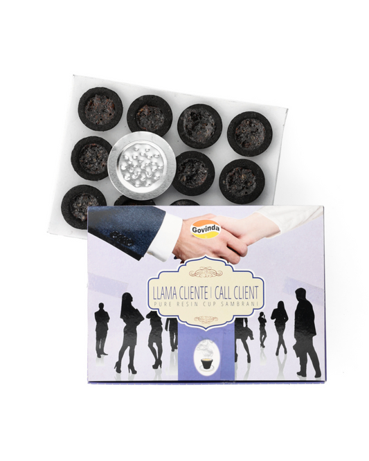 Call Client (Llama Cliente) Pure Resin Cup Sambrani