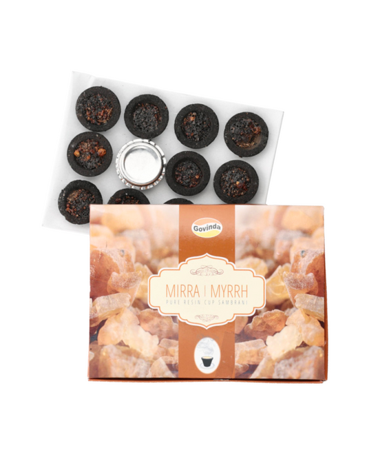 Myrrh (Mirra) Pure Resin Cup Sambrani
