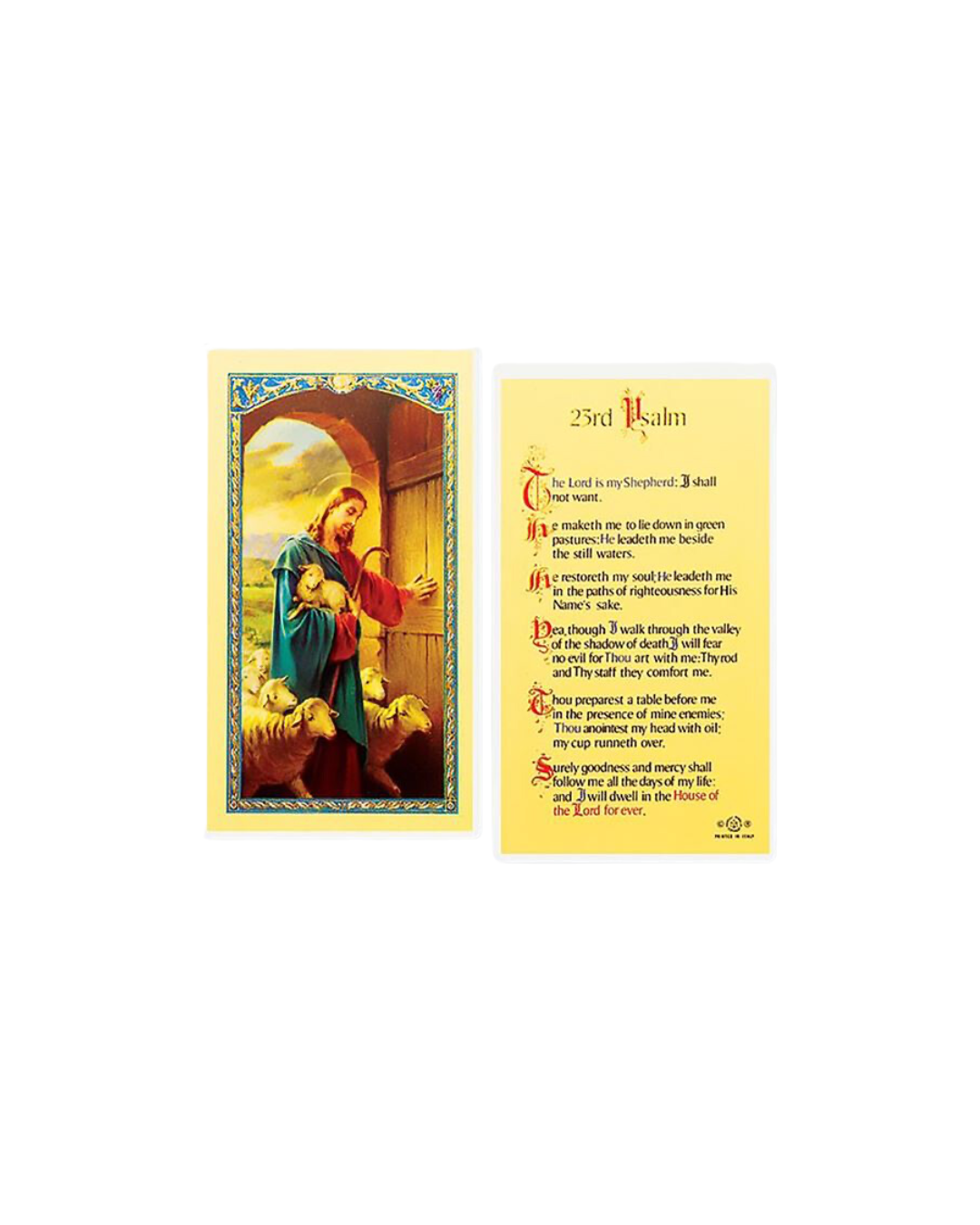 Psalm 23 Prayer Card