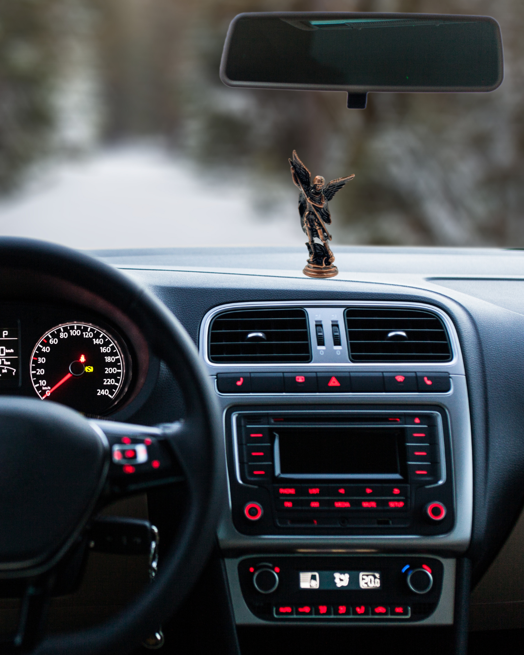 3 Inch Stick-On St. Michael Car Figure