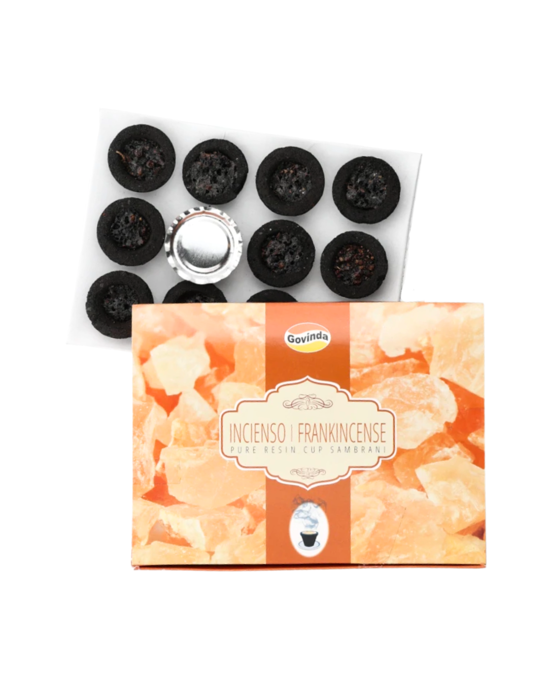 Frankincense (Incienso) Pure Resin Cup Sambrani