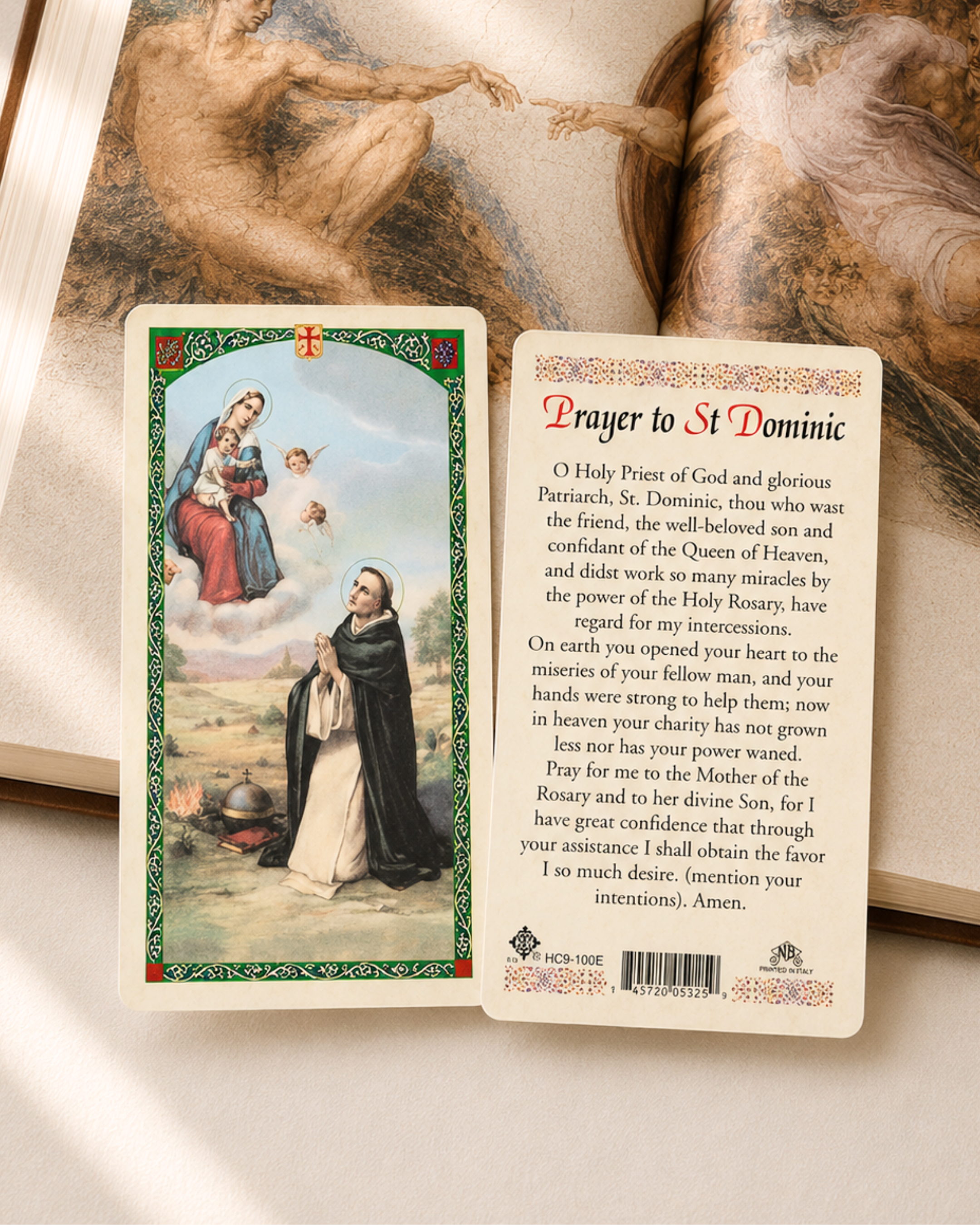 St. Dominic Prayer Card