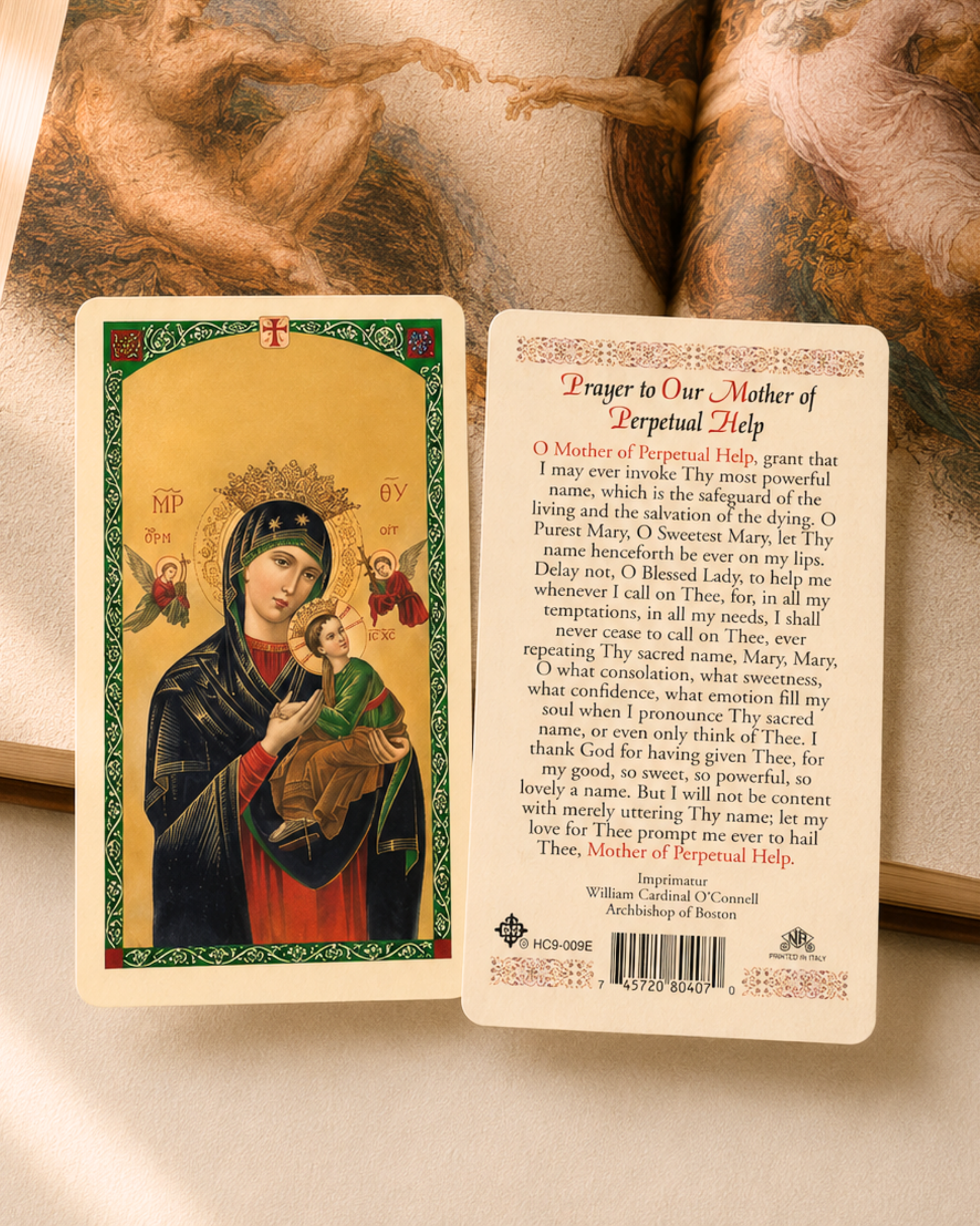 Our Mother of Perpetual Help Prayer Card