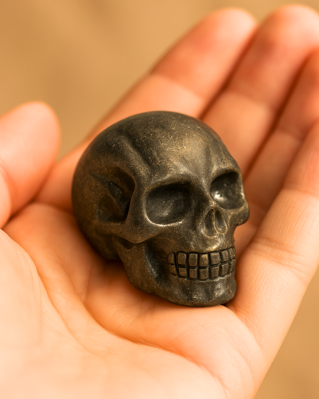 Pyrite Skull