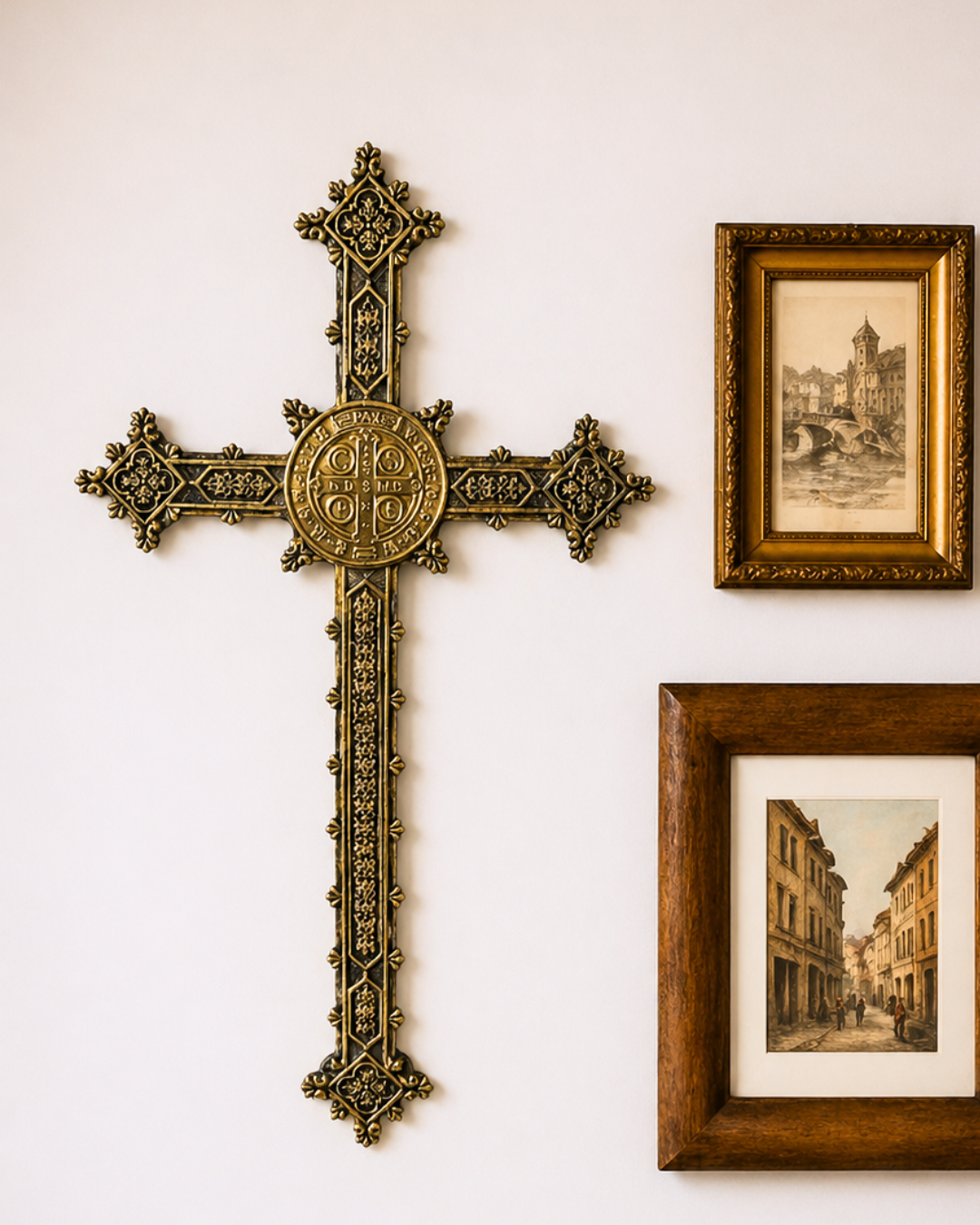 St. Benedict 12 inch Protection Crucifix