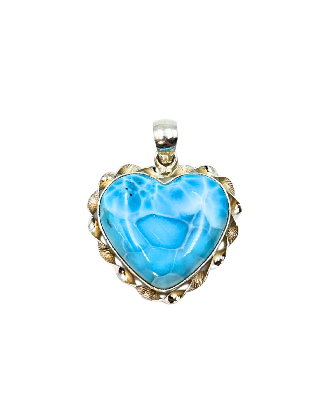 Larimar Heart Pendant