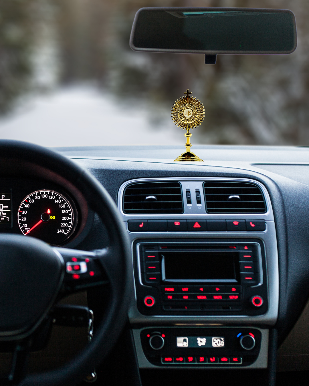 Mini Stick-On Car Monstrance