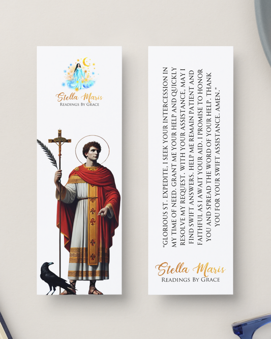 St. Expedite Bookmark with Prayer