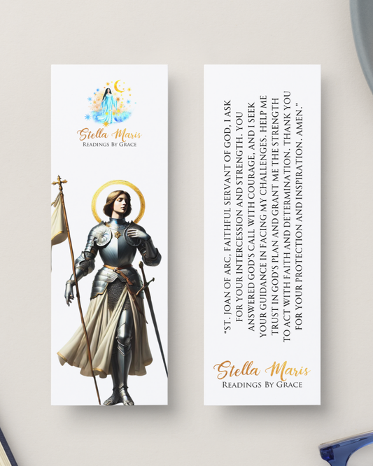 St. Joan of Arc Bookmark with Prayer
