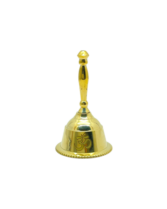 OM Symbol Brass 3 inch Mini Bell