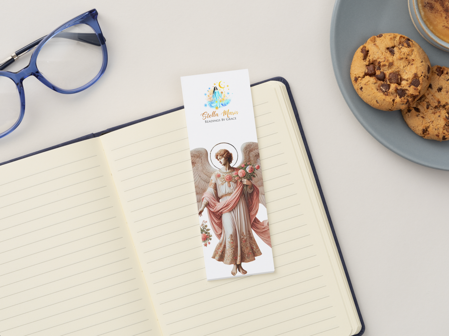 Archangel Barachiel Bookmark with Prayer