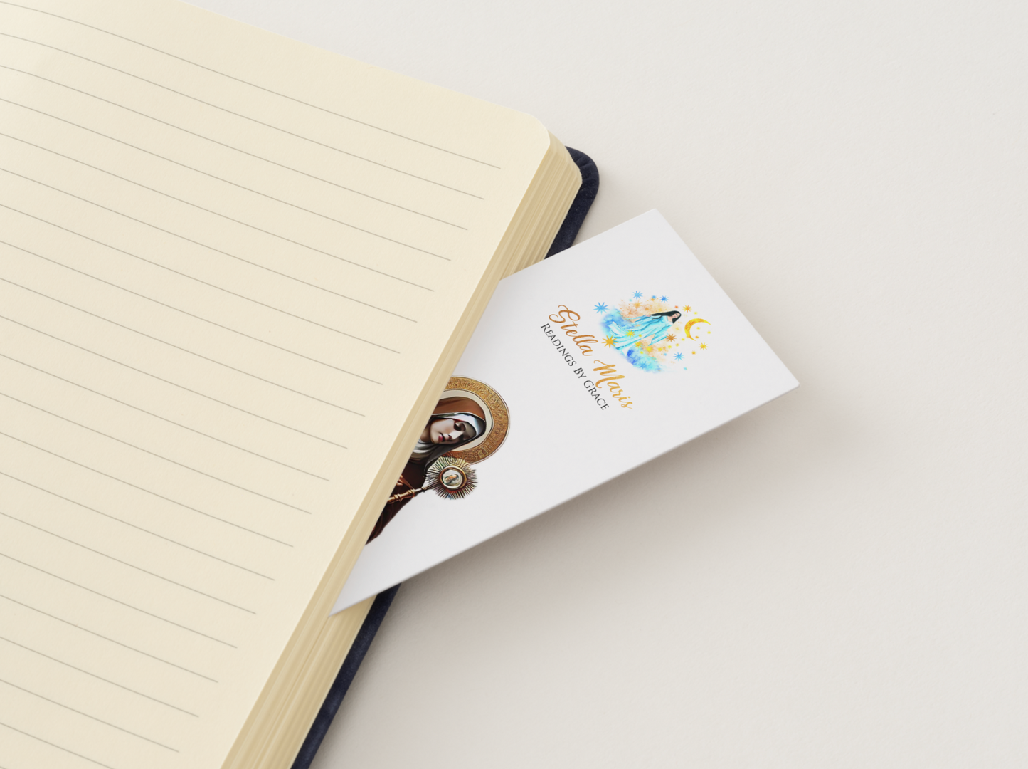 St. Clare Bookmark with Prayer