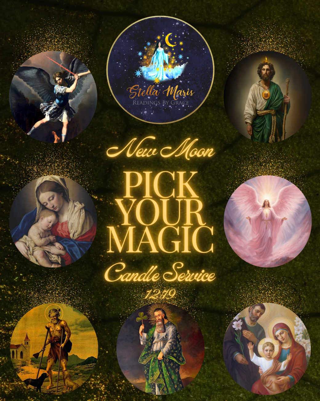 New Moon Pick Your Magic Candle Service – TONIGHT!