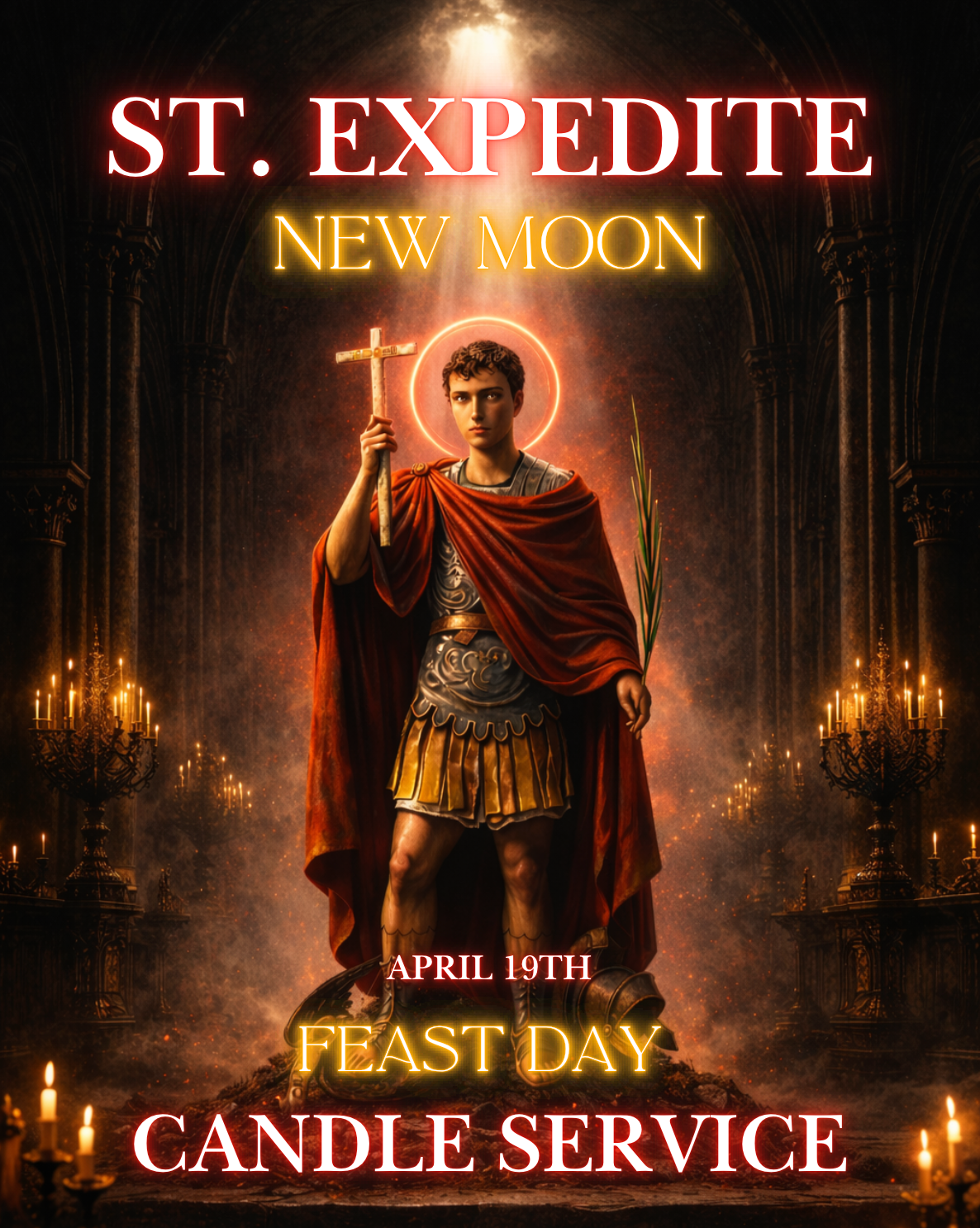 St. Expedite Feast Day Candle Service - April 19th