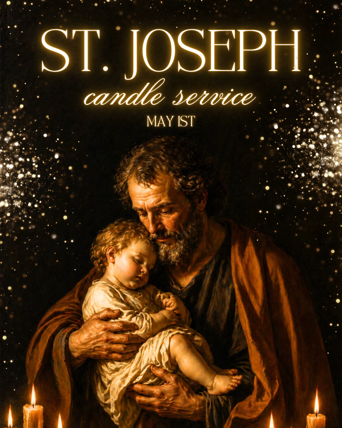 Saint Joseph Full Moon Feast Day Candle Service - May 1st