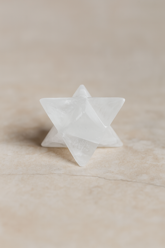 Selenite Merkaba