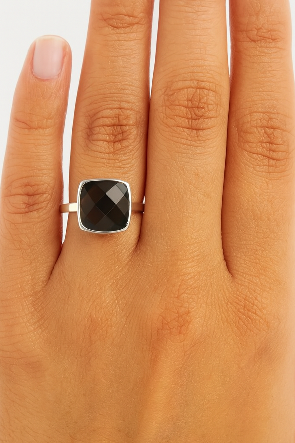 Smokey Quartz Ring - Size 8