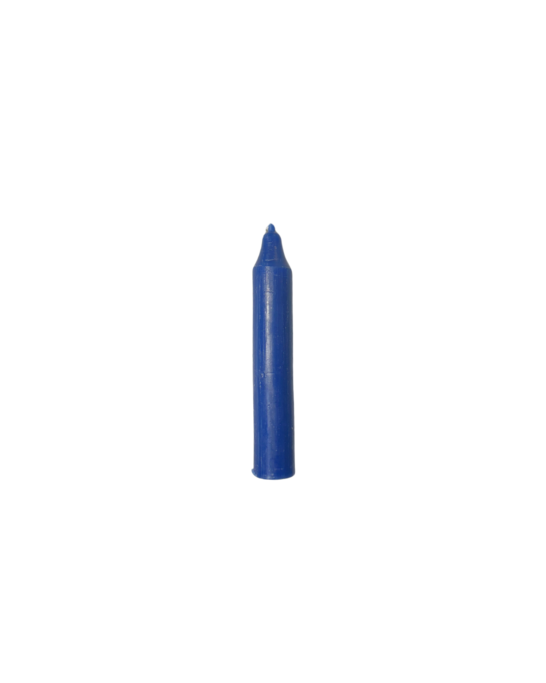 Blue Taper Candle