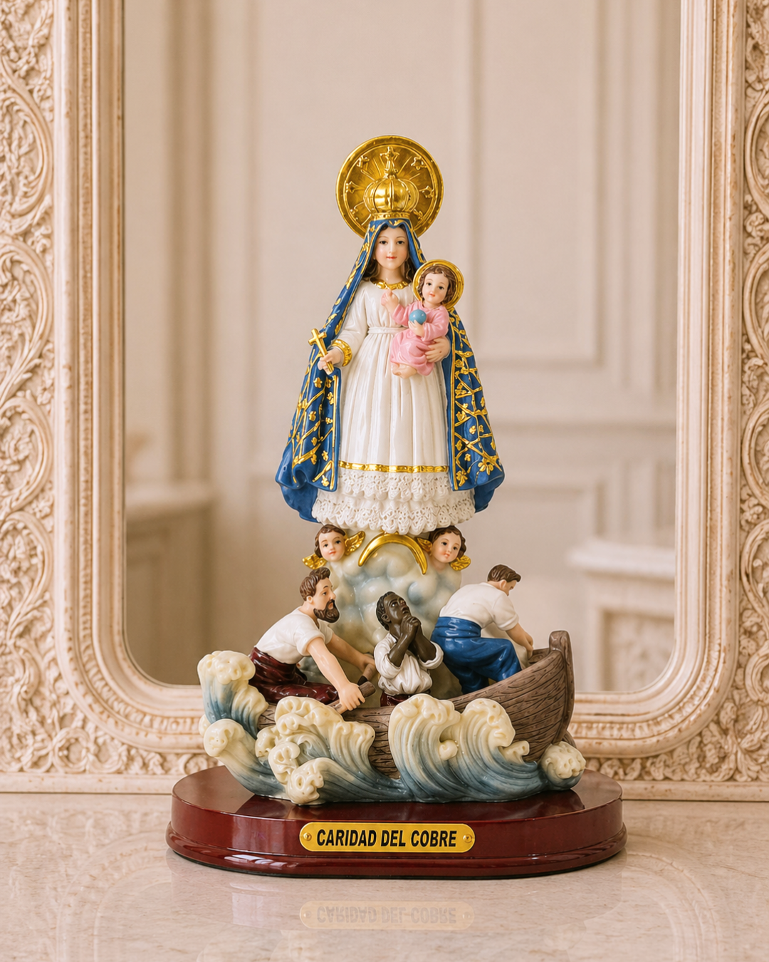Our Lady of Charity 8 inch Statue
