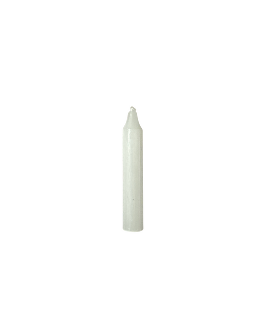 White Taper Candle