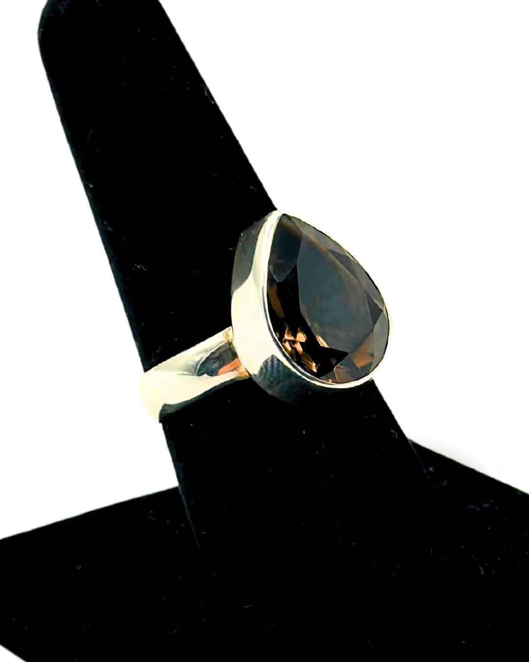 Smoky Quartz Ring - Size 8