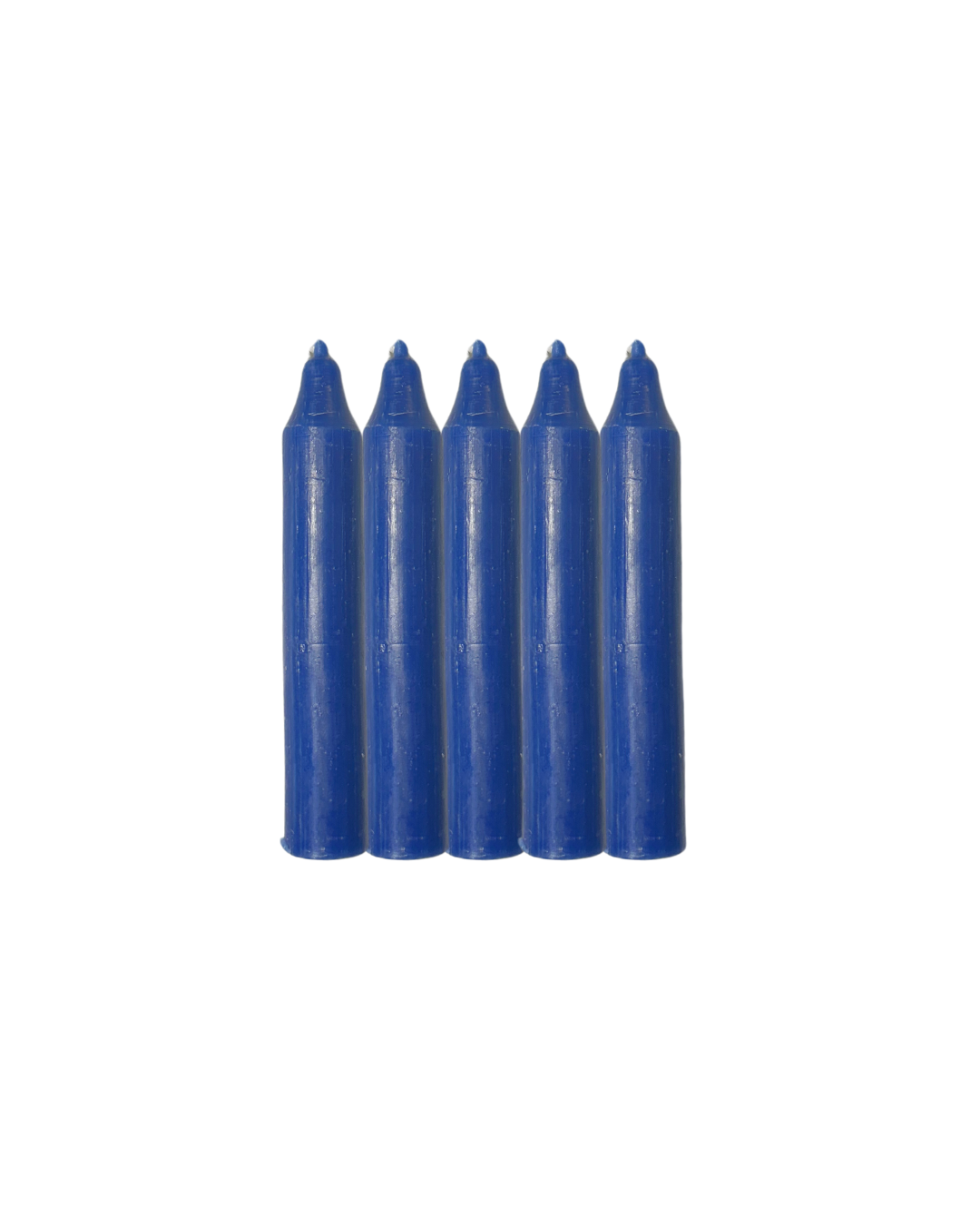 Blue Taper Candle