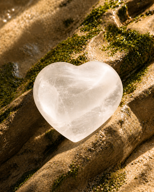 Clear Quartz Heart