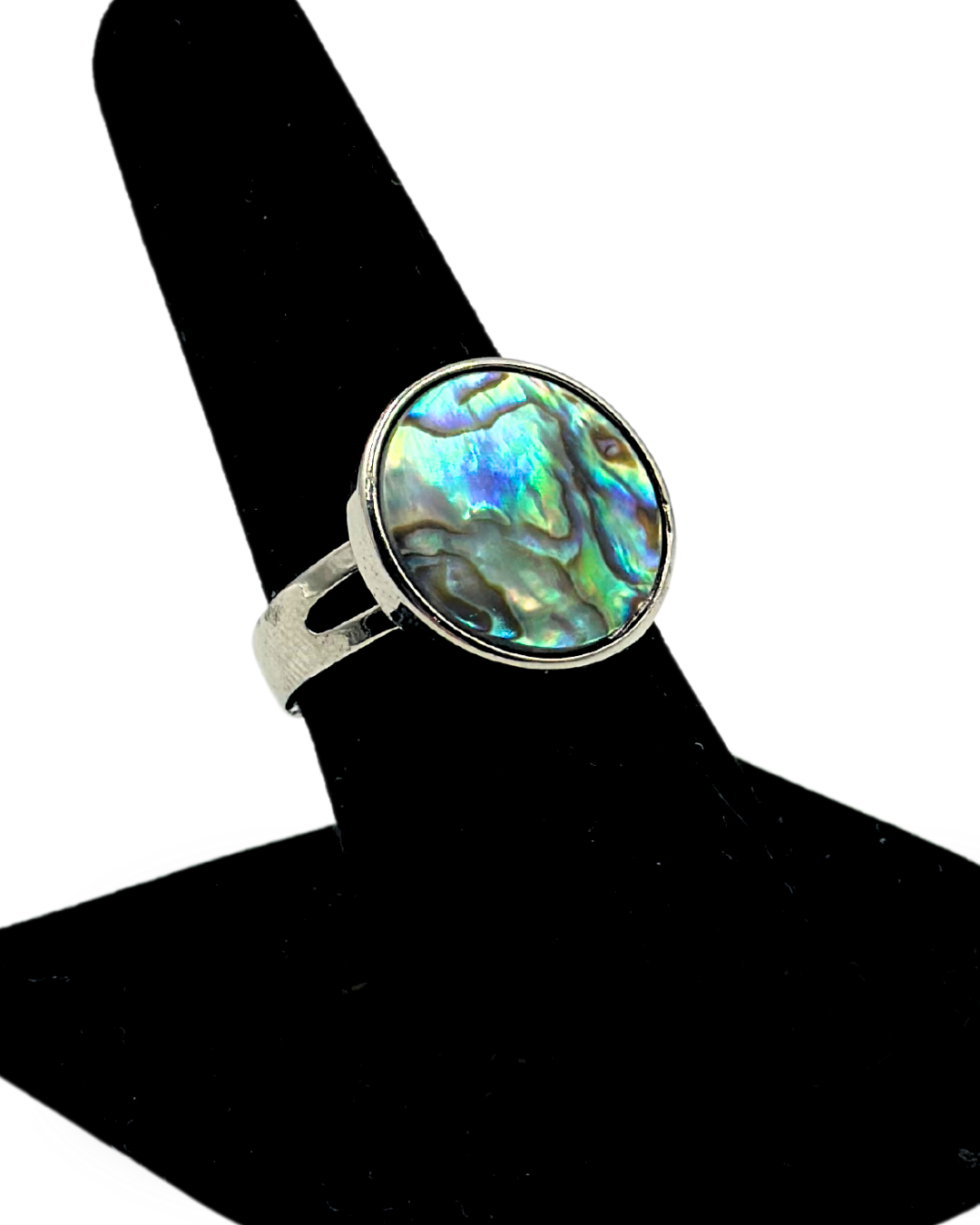 Adjustable Abalone Shell Rings