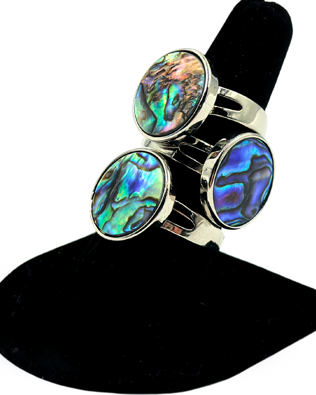 Adjustable Abalone Shell Rings