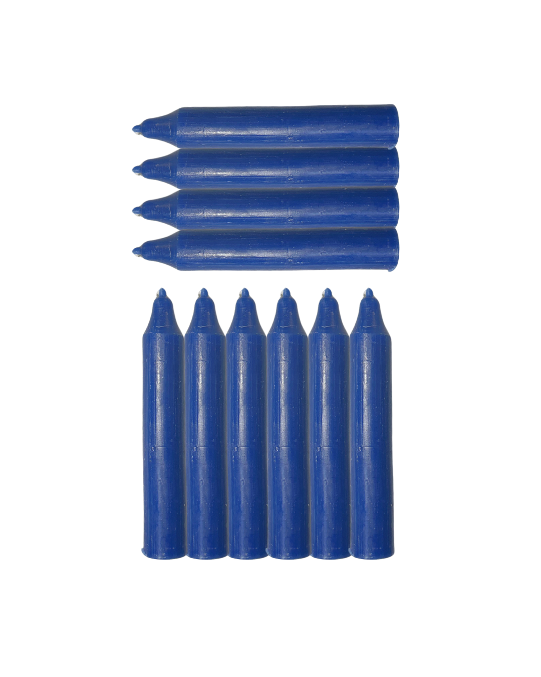 Blue Taper Candle