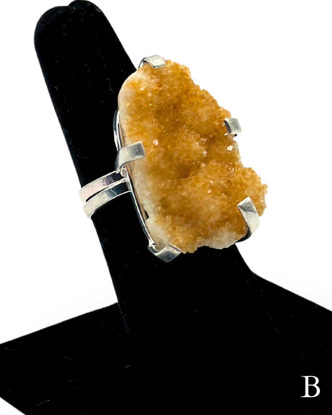 Adjustable Citrine Rings