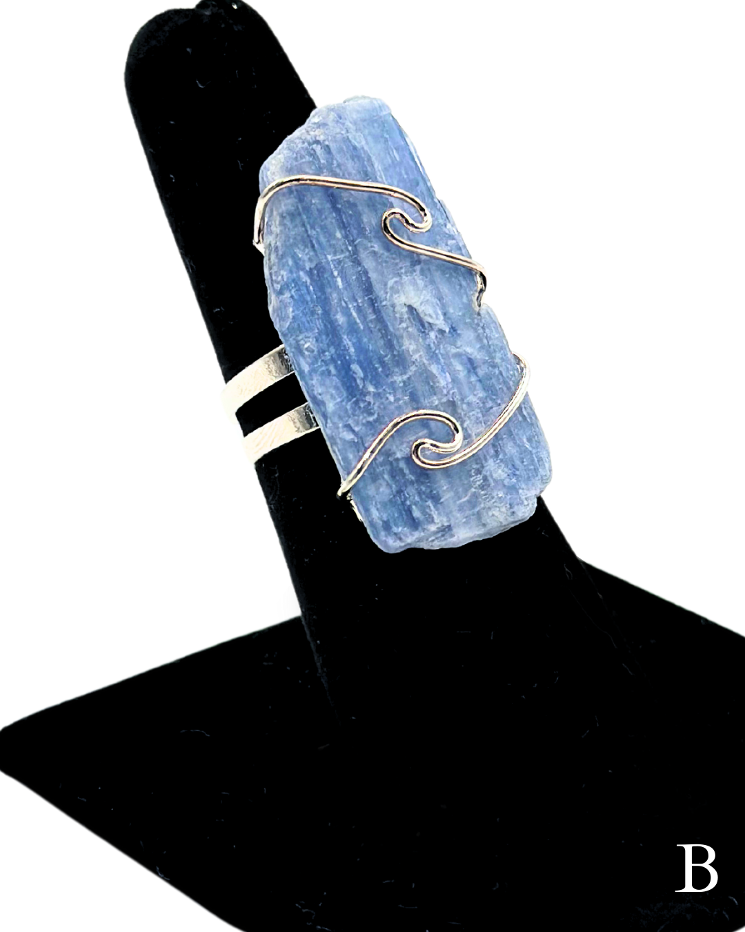 Adjustable Blue Kyanite Rings